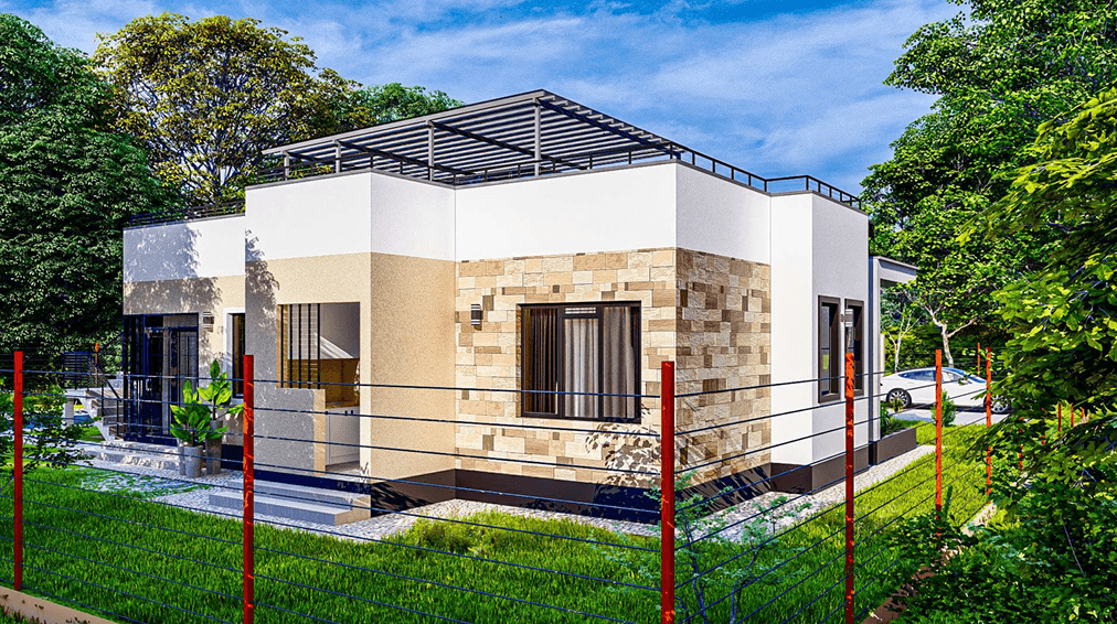 Modern 3-Bedroom Flatroof Bungalow image 5